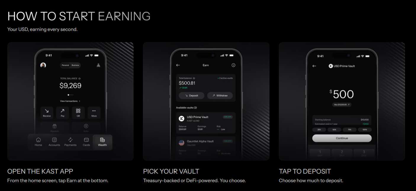 KAST cashback and memberships